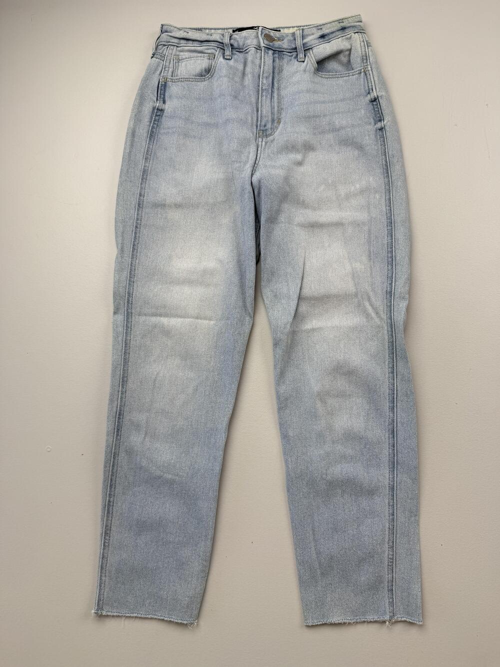 Hollister Jeans Juniors 3S Blue Light Wash Ultra High Rise Mom Stretch Denim